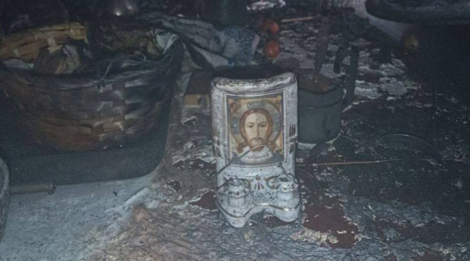 В Ульяновске икона сохранилась в выгоревшей квартире