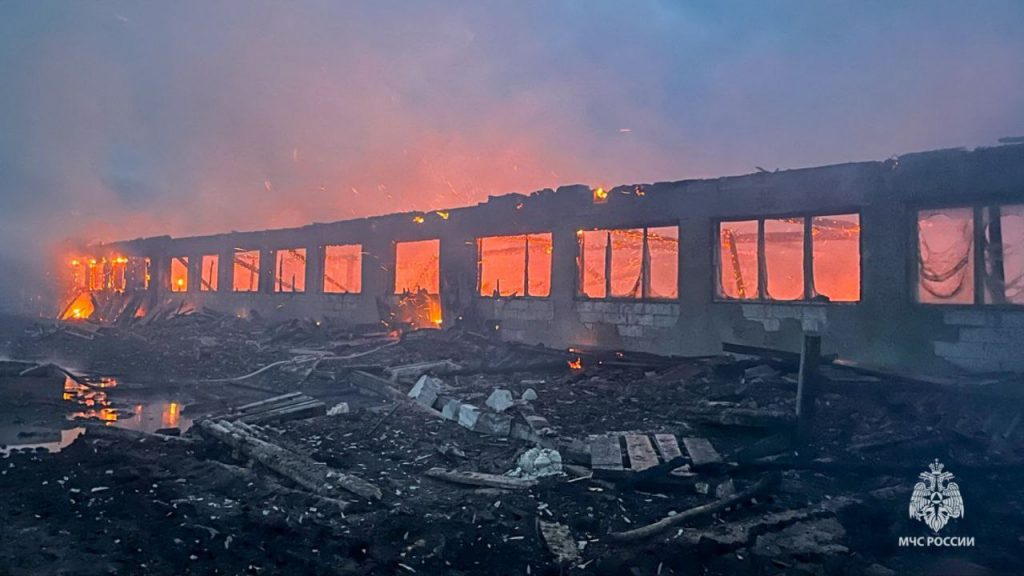 При пожаре на ферме в Пермском крае погибли 10 коров
