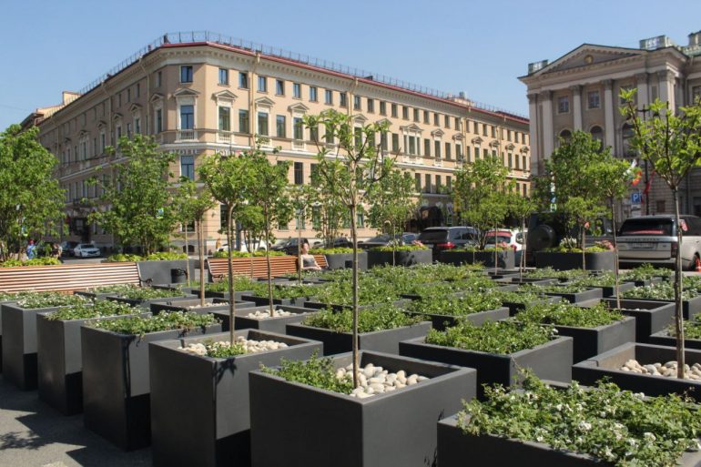 Сад на Синем мосту подешевел в шесть раз после «замены» деревьев