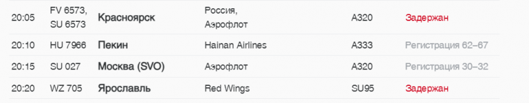 В Пулково в воскресенье задержали 13 рейсов