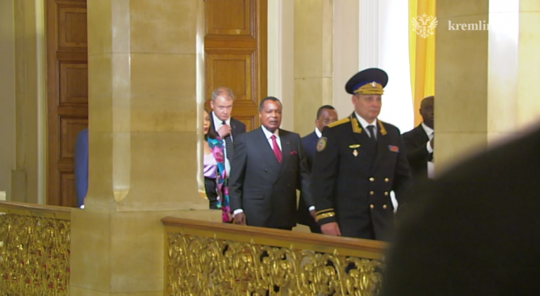 Путин начал переговоры с президентом Конго