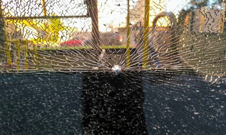 Прокуратура показала расстрелянный у "Лесной" автобус