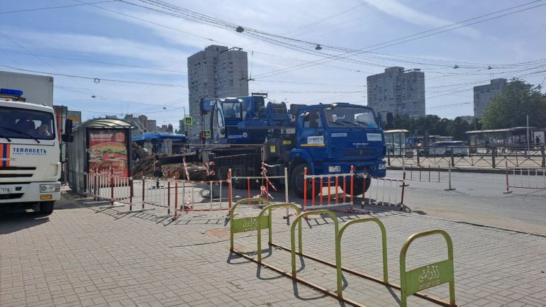 Теплосеть перерыла Наличную после испытаний