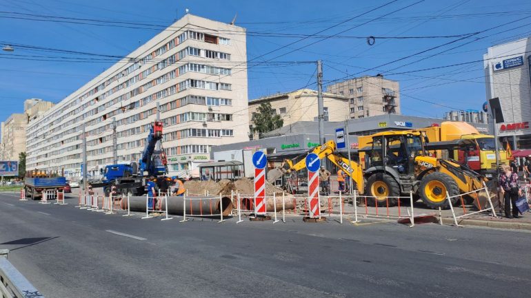 Теплосеть перерыла Наличную после испытаний