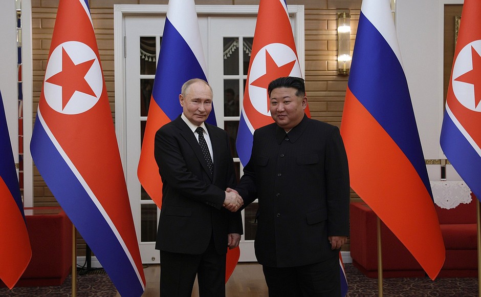 Путин направил телеграмму Ким Чен Ыну