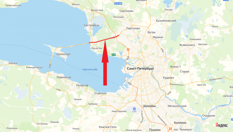 Авто 4 месяца не проедут по внутреннему кольцу КАД между ЗСД и Приморским шоссе