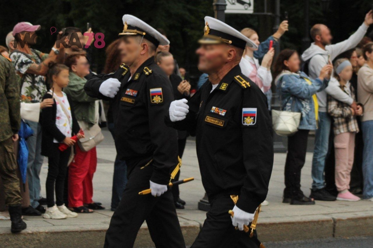 В Петербурге прошла репетиция военно-морского парада