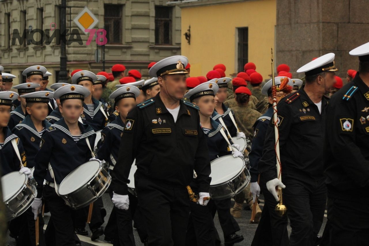 В Петербурге прошла репетиция военно-морского парада