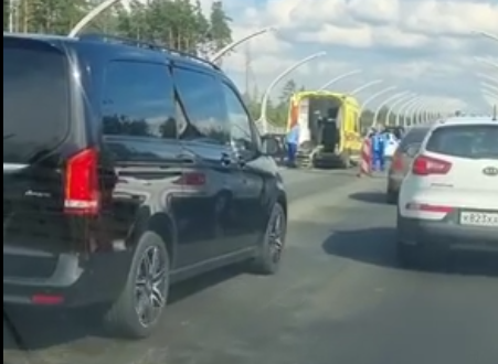 Пробка на 5 км выросла на ЗСД у Белоострова