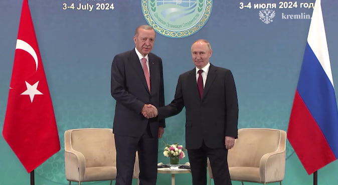 Эрдоган пригласил Путина на встречу в Турции