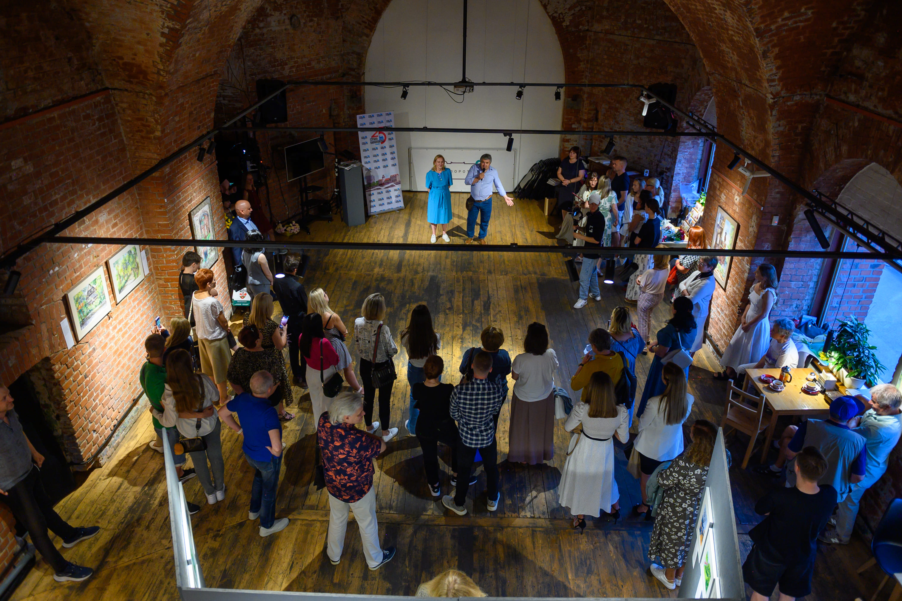 Выставка открылась по случаю дня рождения газеты «Страна Калининград»