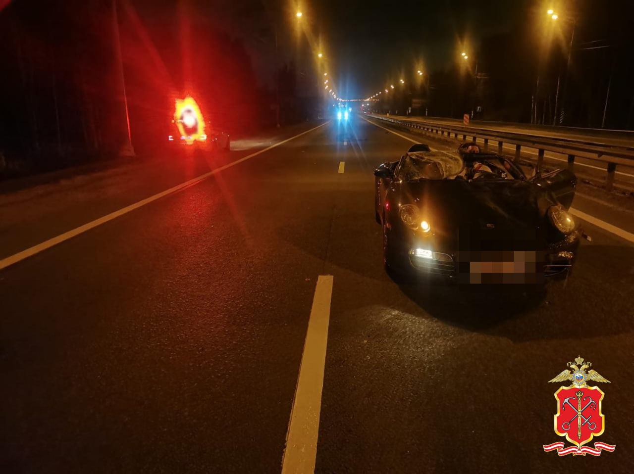 На Мурманском шоссе «Порше Бокстер» насмерть сбил лося