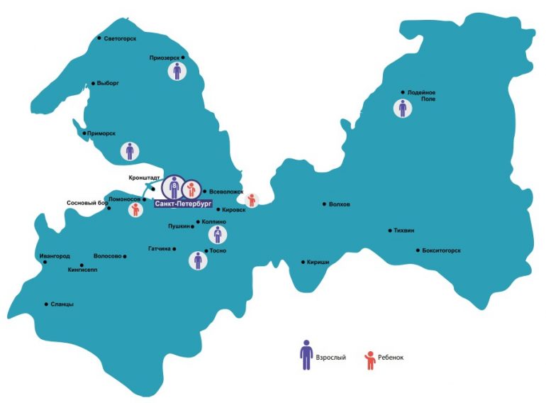 Показываем на карте, где летом тонули люди в Петербурге и Ленобласти
