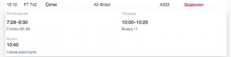 В Пулково «Уральские Авиалинии» и «Ай Флай» задержали рейсы до Сочи и Екатеринбурга