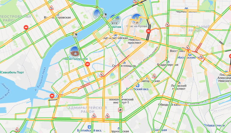 Пробка в 3 км собралась на внешней КАД у Бугров