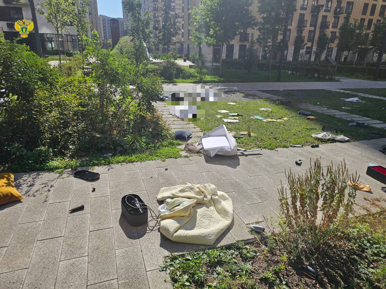 Суд Москвы отправил под стражу мужчину, выбросившего жену и сына с 16-го этажа