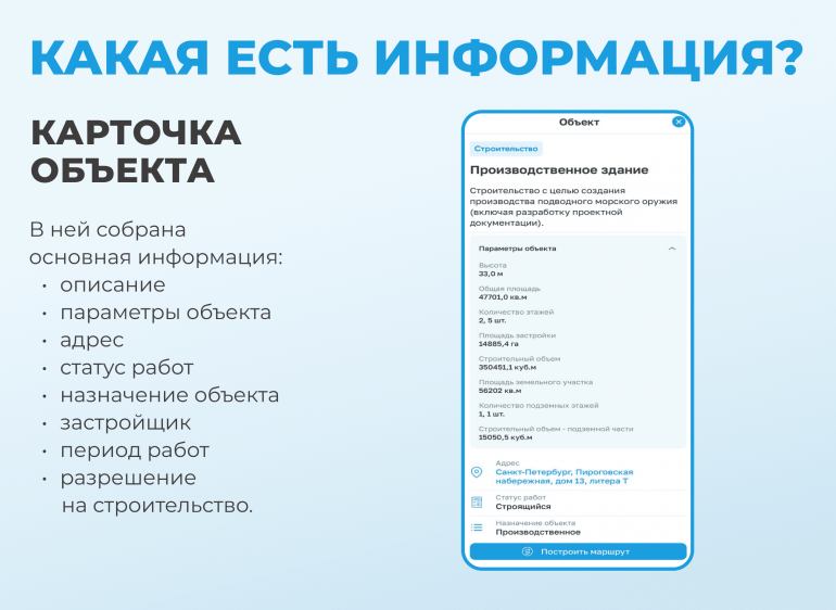 Петербуржцы узнают в городском приложении, где построят дома, школы и другие объекты