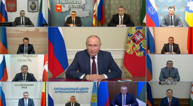 Путин в общении с губернаторами назвал основную задачу экономики