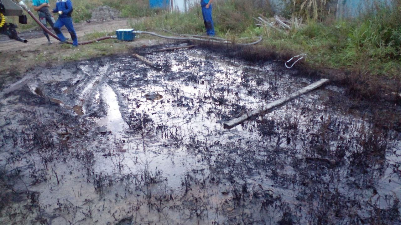 Экологи пылесосом собрали 1 тонну нефтепродуктов на проспекте Энгельса