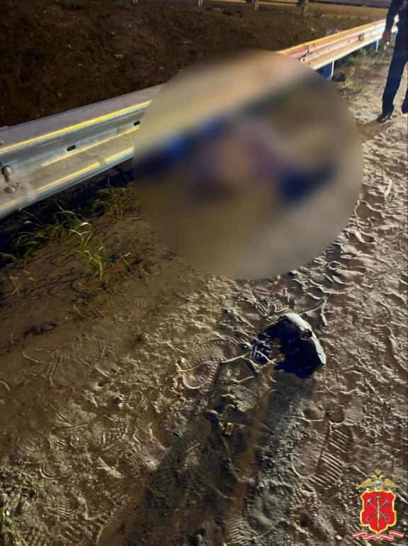 Полиция показала кадры смертельной мото аварии на Мурманском шоссе