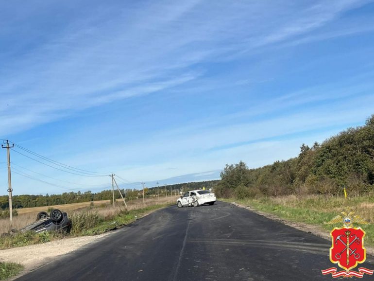 Два ребенка пострадали в ДТП с «Джили» и «Шкодой» в Ломоносовском районе
