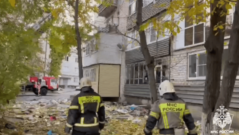 МЧС показало разрушенный взрывом дом в Черкесске