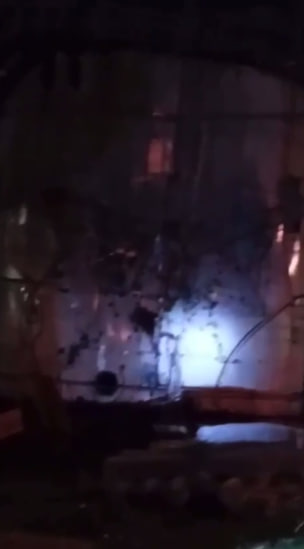 На Ставрополье БПЛА упал в пустой резервуар нефтебазы